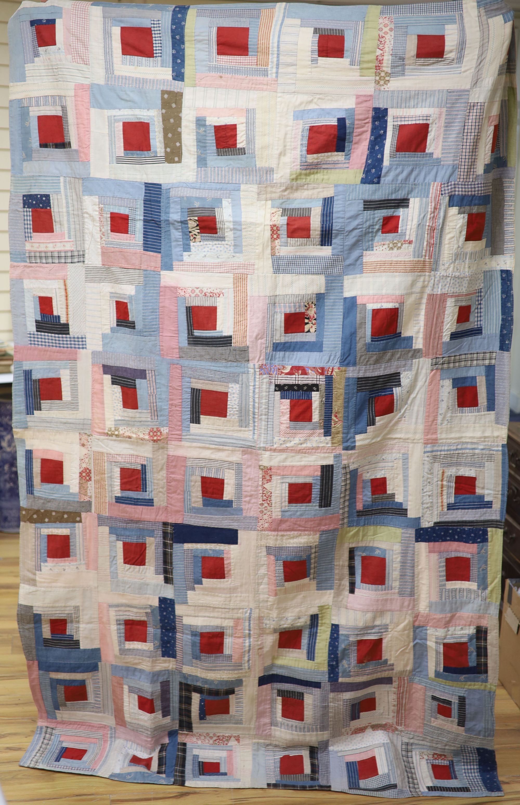 Two 20th century patchwork quilts